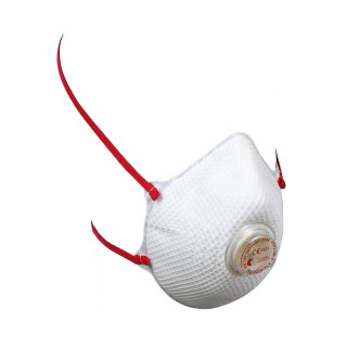 Máscara FFP2 de malha moldada IRUDEK IRU 9220-SLV com válvula