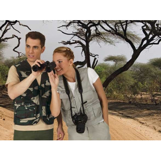 Gilet multi-foglio realizzato in tessuto della coppa, resistente e durevole (ref. Spedizione)