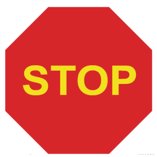 Señales Viales PVC Stop