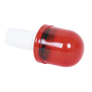 Lâmpada piscando vermelha