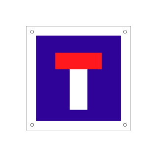 Señal para obra OB25 "Paso cortado"