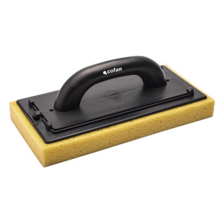 Flat sponge to clean tiles