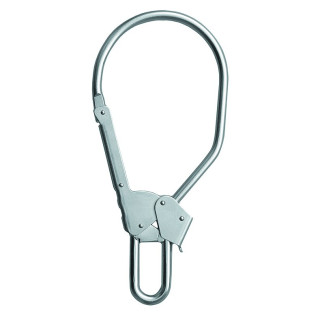 Haken für Gerüst Ø 83mm Stahl mit automatischem Doppelsicherheitsverschluss (Ref. AZ025)
