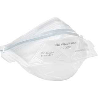 3M 9152 VFlex FFP2 NR D Não há válvula 9152 (50 máscaras)