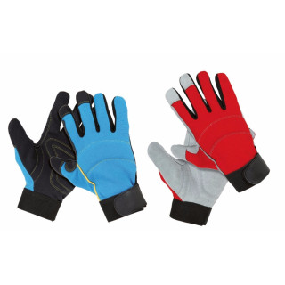 Guantes Mixtos (Serraje/Lona) Detroit (Talla 9)