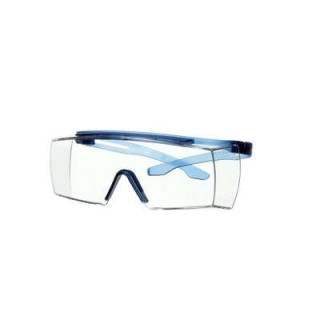 Cubregafas 3M SecureFit 3700, montura azul, Anti-rayadura (K), Ocular incoloro, SF3701ASP-BLU-EU (20 Unds)