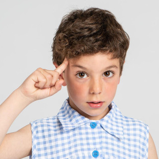 Babi infantil sin mangas con cierre de botones centrales GARY'S