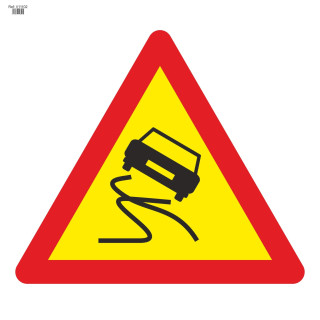 Señal Vial de Bolsa Pavimento Deslizante 700x 700 mm