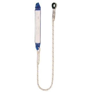 Elément d'amarrage Ø10,5 mm Corde avec absorbeur d'énergie - EN 354 & EN 355 (Réf. ABM + LB101)