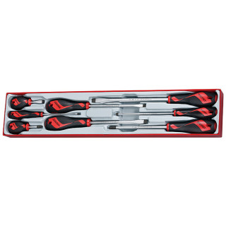 Juego de destornilladores planos y PH TTX4 8 piezas TTX918N TENGTOOLS