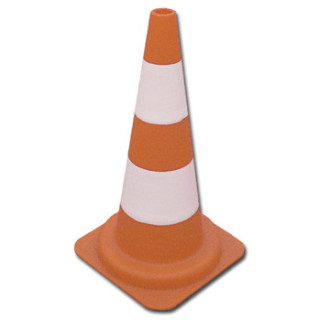 Cono di sicurezza ad alta sicurezza con lavoratori arancione riflettente bianco S2200PVCFB in metallo