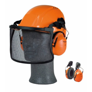 Orejera naranja para casco con anclaje P3E H31P3E 300 H31 (20 pares)
